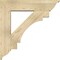 Ekena Millwork Merced Traditional Rough Sawn Bracket w/ Offset Brace, Douglas Fir, 8"W x 34"D x 34"H BKT0806X34X34MRC01RDF - alternate 4